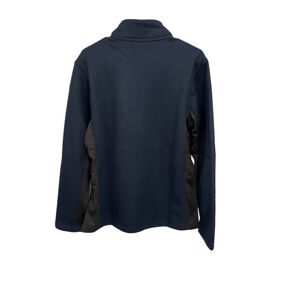 NWT Chaps Performance Jacket Full Zip Long Sleeve American Navy Blue Size Medium - Picture 5 of 10